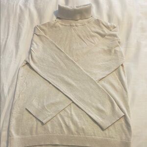EUC Zara boy 13-14 Cream Turtleneck Sweater